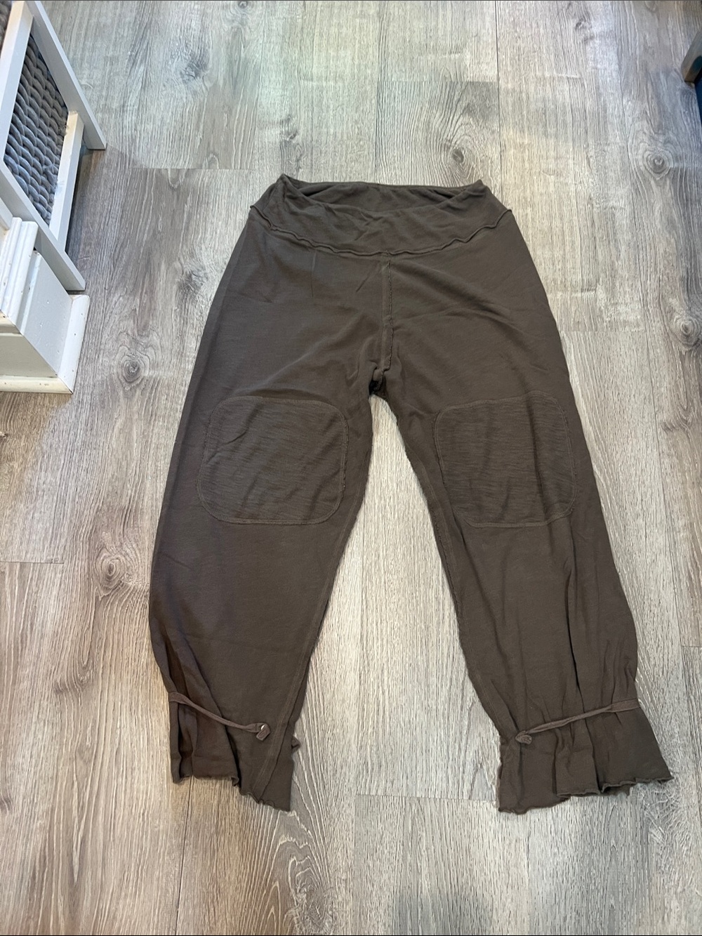 Free People intimately Brown Wide-Leg Pull-On Pants S
